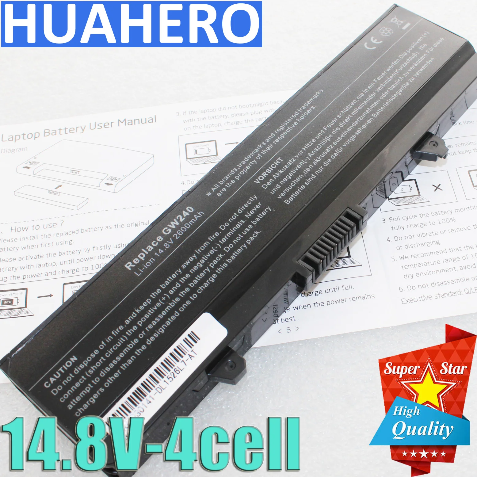 Аккумулятор для ноутбука Dell Inspiron 14 8 батарея 1525 в 1526 1545 1440 1546 1750 GW240 X284G RN873 XR682 GW241 XR693