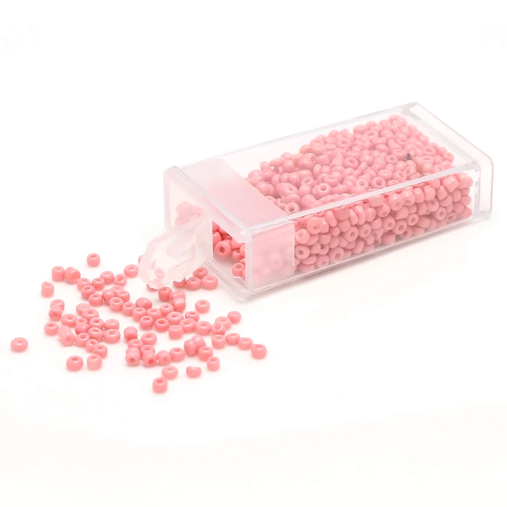 Разноцветные стеклянные бусины 1000 шт./коркор. ярких цветов бриллианты 2 мм