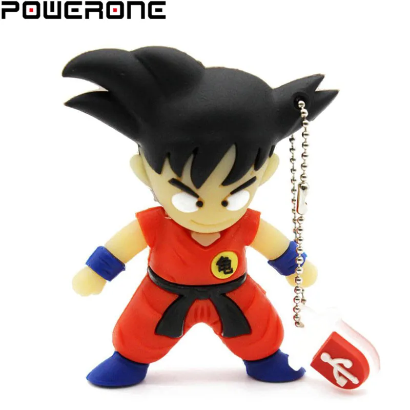 POWEONE продвижение пластиковые dragonball 3d Сон Гоку ручка привод мультфильм USB 2 0 карта