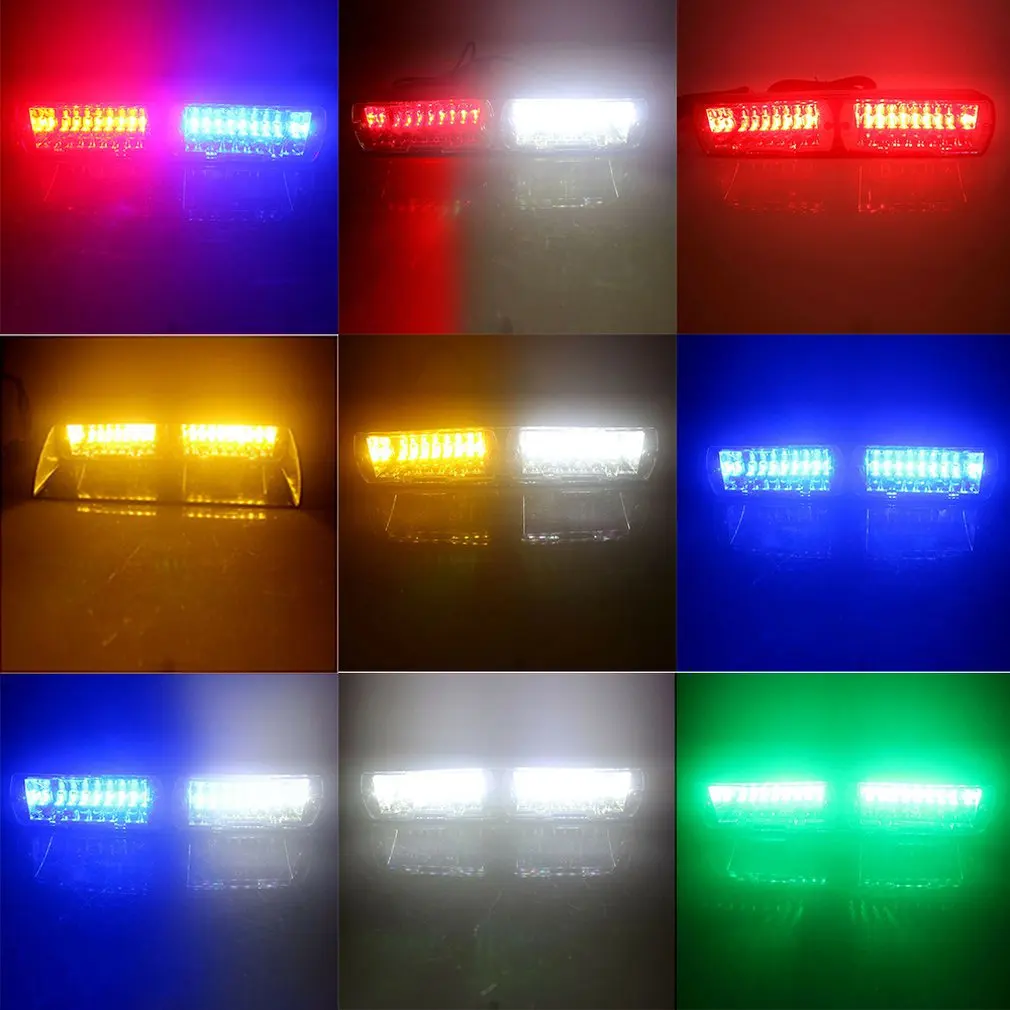 Автомобильный Vhivle 16LED присоска светильник мерцающий S2 Лопата Предупреждение