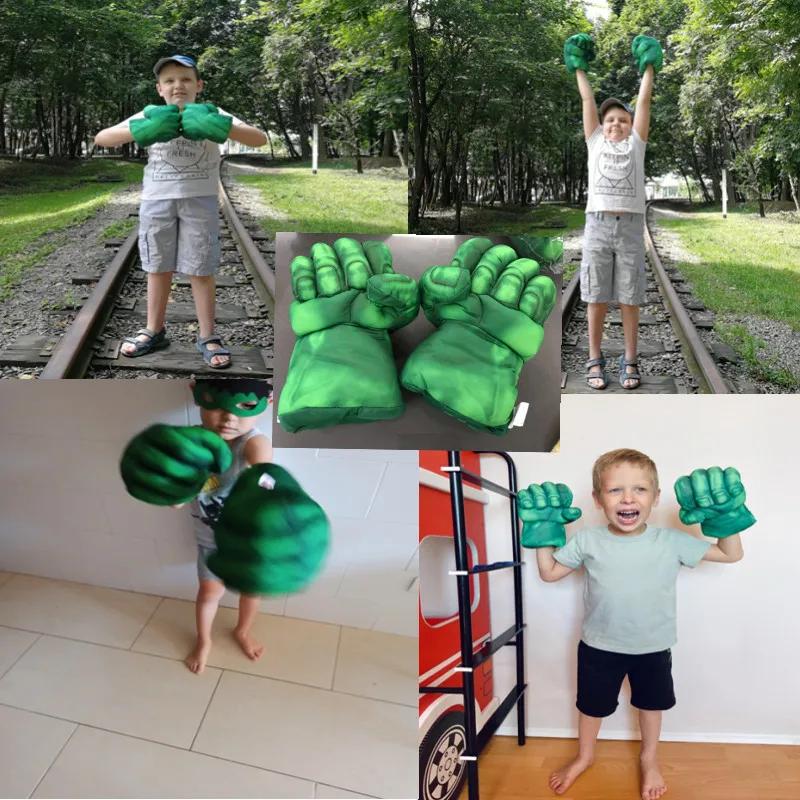 Детские плюшевые перчатки супергероя паука 4 цвета реквизит для косплея детской