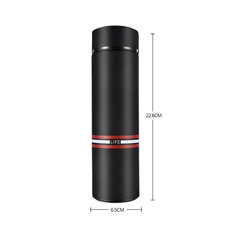 

Creative 304 Stainless Steel Thermos Mug Portable Double Layer Frosted Vacuum Flask with Strainer Travel Cup 24-hour Insulation