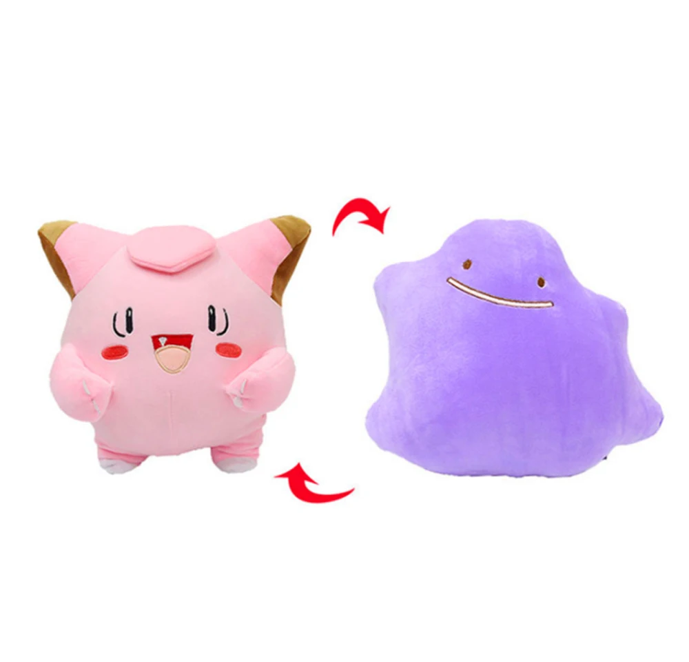 10/лот 8 видов стилей 20 см Ditto Metamon Pikachu Бульбазавр, чармандер, плюшевая игрушка-кукла - Цвет: 20CM Clefairy