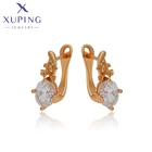 Xuping серьги-кольца цветок для женщин позолоченный Новое поступление синтетический кубический цирконий модные ювелирные изделия 97808
