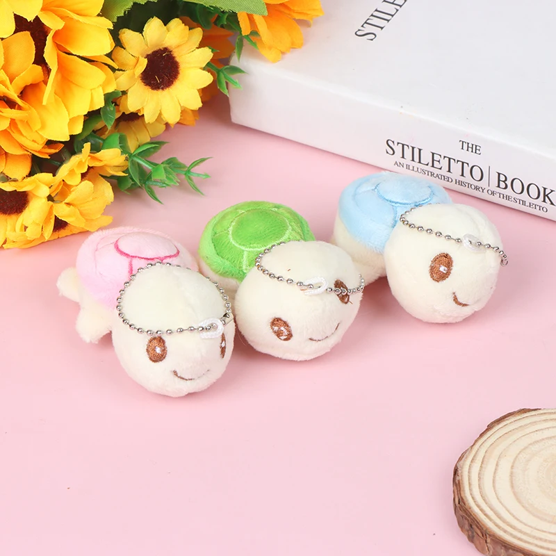 

7CM Tortoise Plush Stuffed Doll Keychain Decor Accessories Kids Toys Gifts