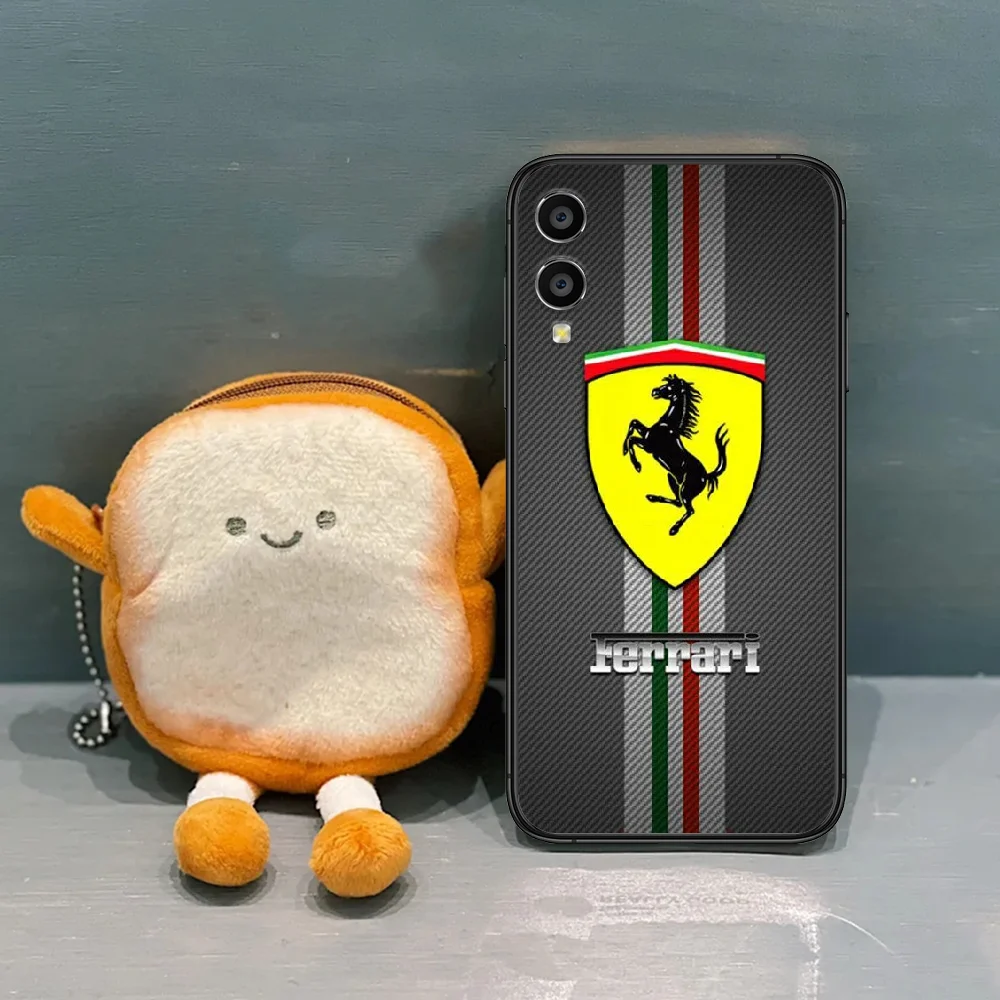 

Ferraris Car Phone Case Cover Hull For Huawei honor 8 9 10 20 30 X S A i Lite Pro V40 black Cover Silicone Bumper Trend Coque