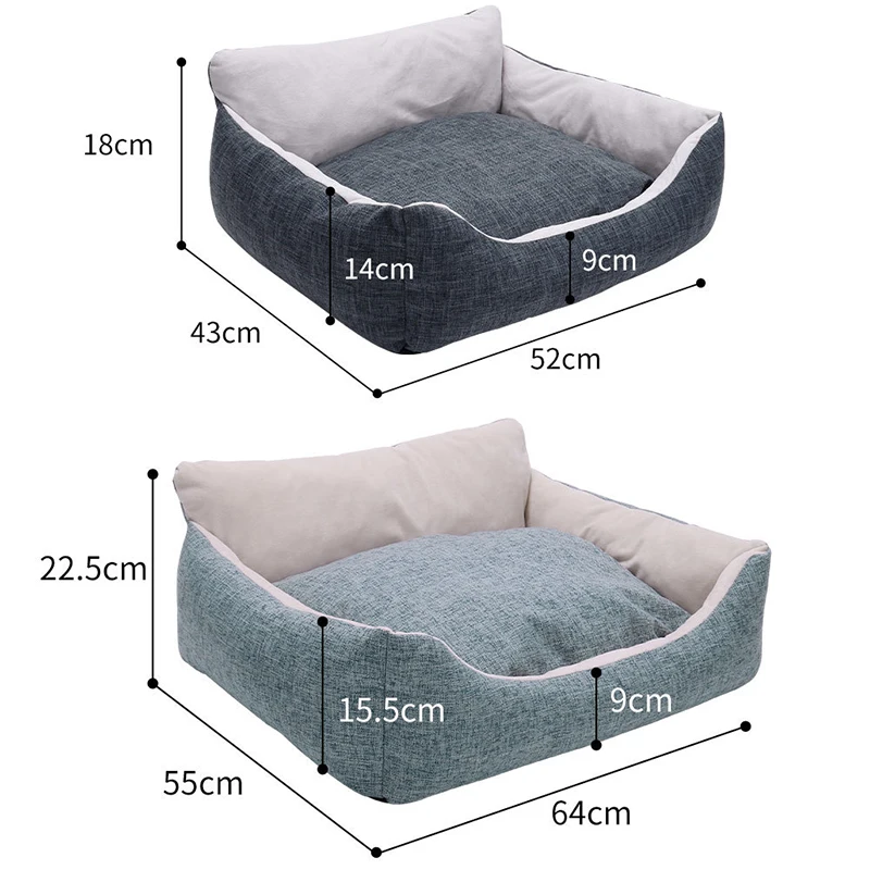 

Pet Cats Bed Soft Sofa Winter Warm Dog Bed Mats Bench Cat Puppy Sleep Kennel Pet House for Small Medium Cat Dog Pet Supplies