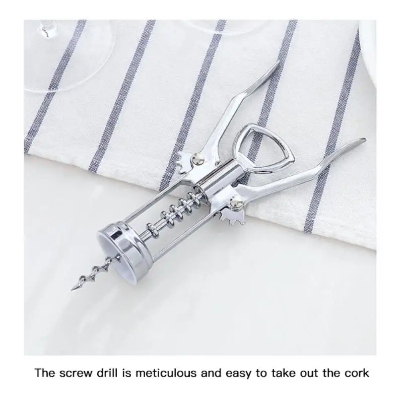 

Portable Professional Wine Bottle Opener Handle Pressure Corkscrew Beer Opener Multifunctional Kitchen Gadgets And Accessories