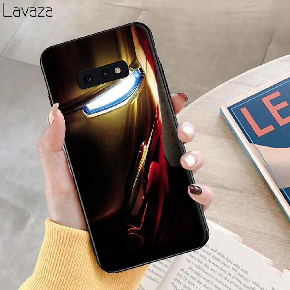 Мягкий чехол Marvel Iron man Stark для Samsung Galaxy A6 Plus A7 A8 A9 A10S A20S A20E A30S A40S A50S A60 A70S M10 M20 M30 M40 |