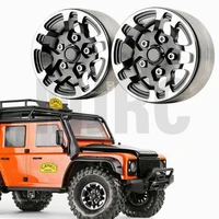 a pair rc rock crawler metal wheel rim 1 9 inch beadlock for 110 axial scx10 90046 tamiya cc01 d90 d110 vs4 trax trx 4 trx 6