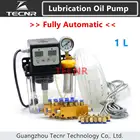Полностью автоматическая смазка, 1 л, набор масляного насоса с манометром, с ЧПУ, насос электромагнитной смазки, 220 В TECNR