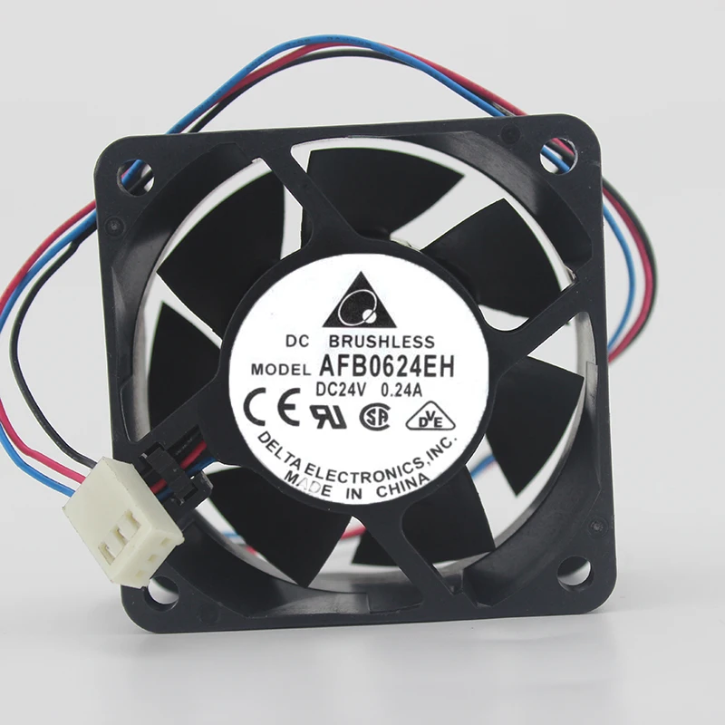 AFB0624EH 6cm6025 24V 0.24A Вентилятор охлаждения с двойной частотой шариков