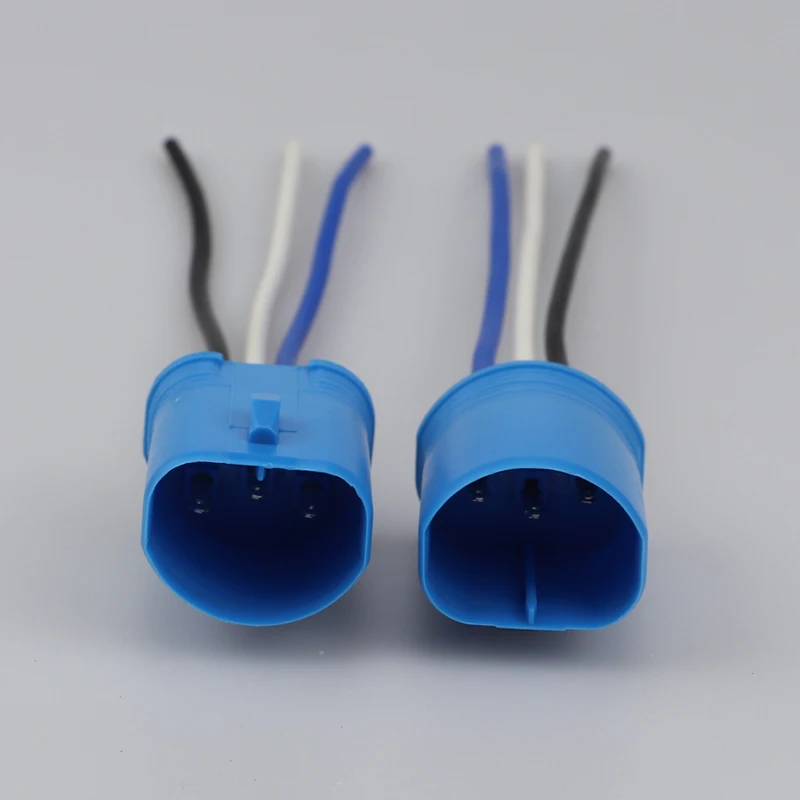 

Переходник для гнезда лампы, адаптеры, штекер, гнездо с проводами, керамика для HB1 HB5 9004 9007, аксессуары для автомобильного освещения