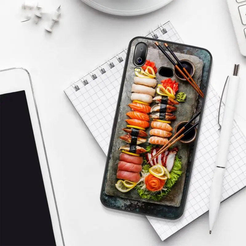 HPCHCJHM чехол для телефона с изображением японской кухни Суши Samsung A10 A20 A30 A40 A50 A70 A71 A51