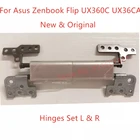 Новый оригинальный комплект петель UX360 UX360C для ноутбука Asus Zenbook Flip UX360 UX360C UX36CA, петли 13NB0BA2M08121 13NB0BA2M07121