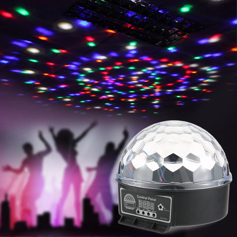 DMX512 RGB Управление звуком светодиодный сценический свет хрустальный магический