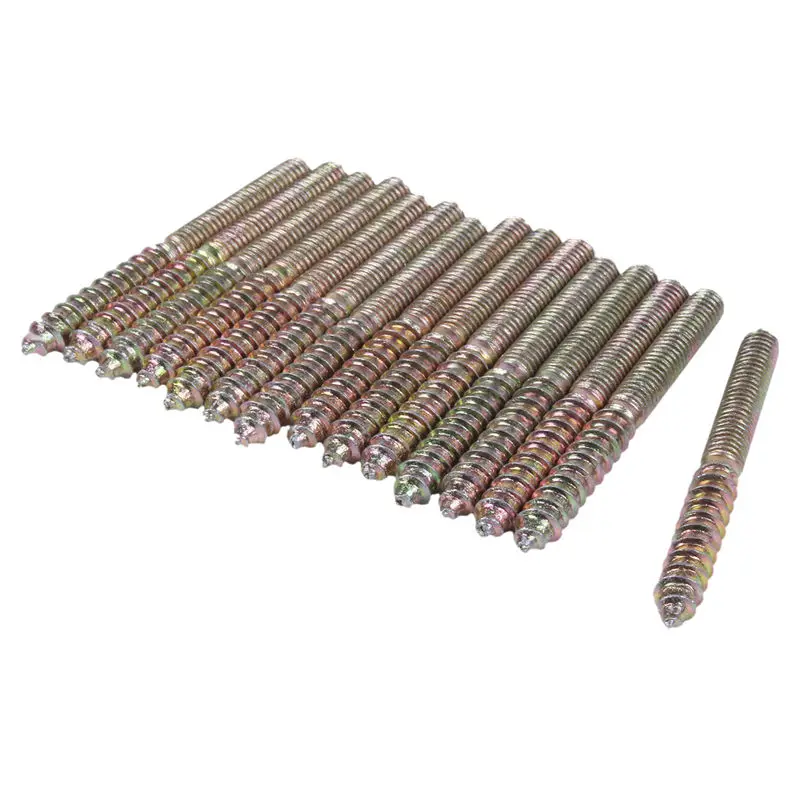 M6 x 59 мм двухсторонняя Резьбовая саморезная штанга болт шпилька 15 шт. |