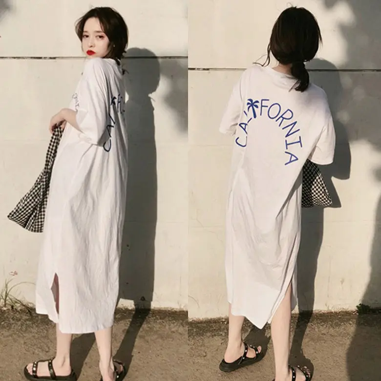 Новое поступление женская ночная рубашка летняя хлопковая одежда для сна