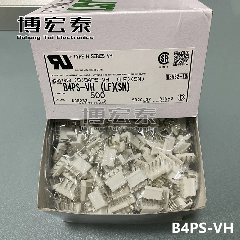 JST B4PS-VH 100% piezas nuevas con cabezal CONN R/A 4POS 3,96 MM-0