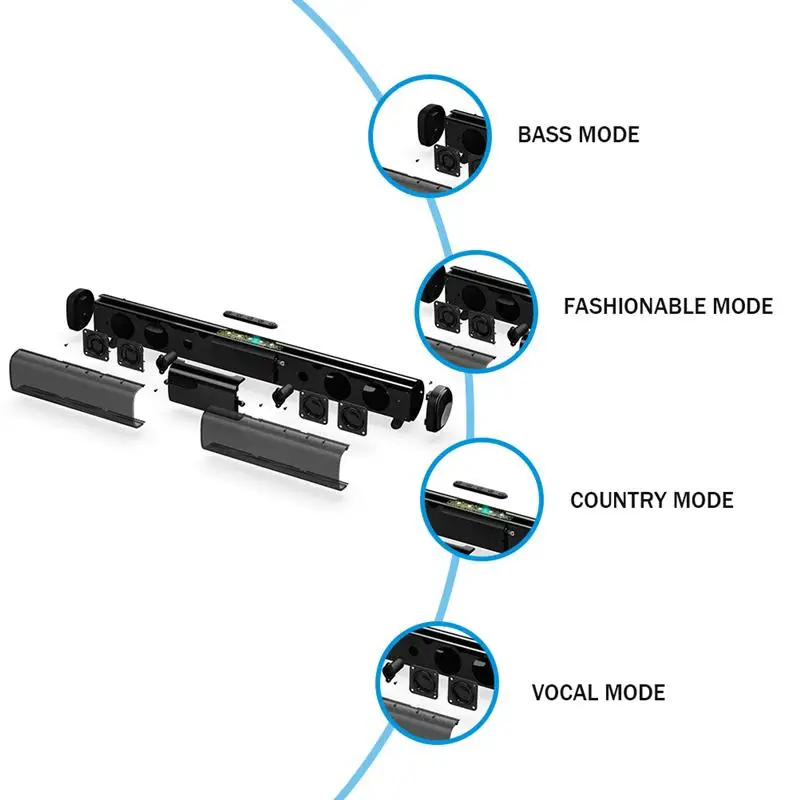 speaker practical durable exquisite wireless speaker loudspeaker for mobile phone bluetooth echo wall bar card home tv speaker free global shipping