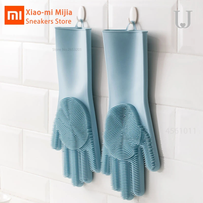 Xiaomi Mijia Youpin Jotun яркая детская одежда с рисунком персонажей Джуди силиконовые перчатки для уборки по охране окружающей среды и теплоизоляция мульти-функциональные перчатки