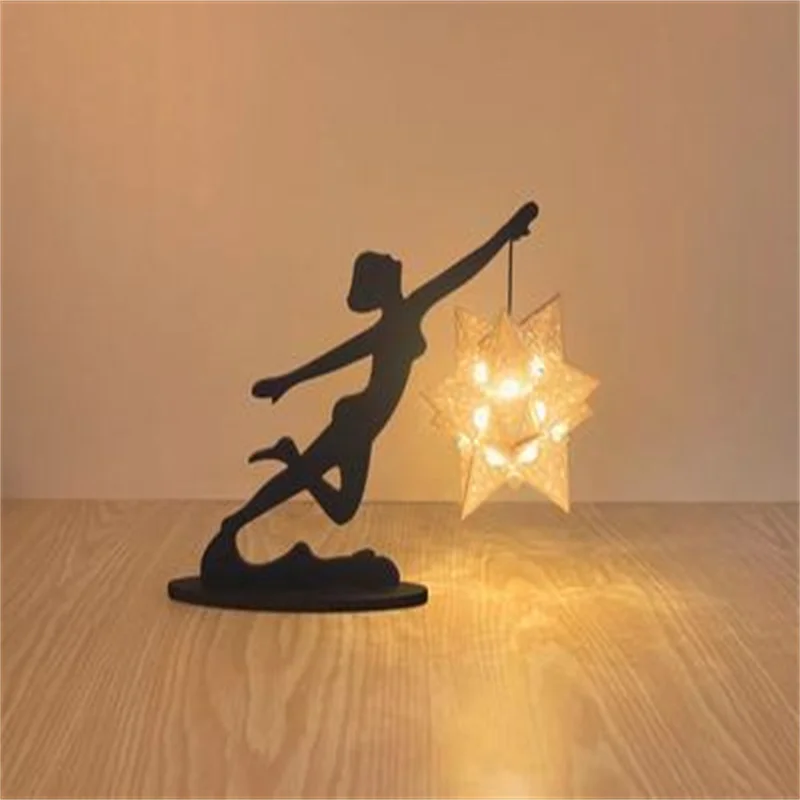 구매 크리 에이 티브 종이 조각 초롱 도매 DIY 새로운 USB 나이트 라이트 크리 에이 티브 연구 작은 책상 램프 종이 조각 램프