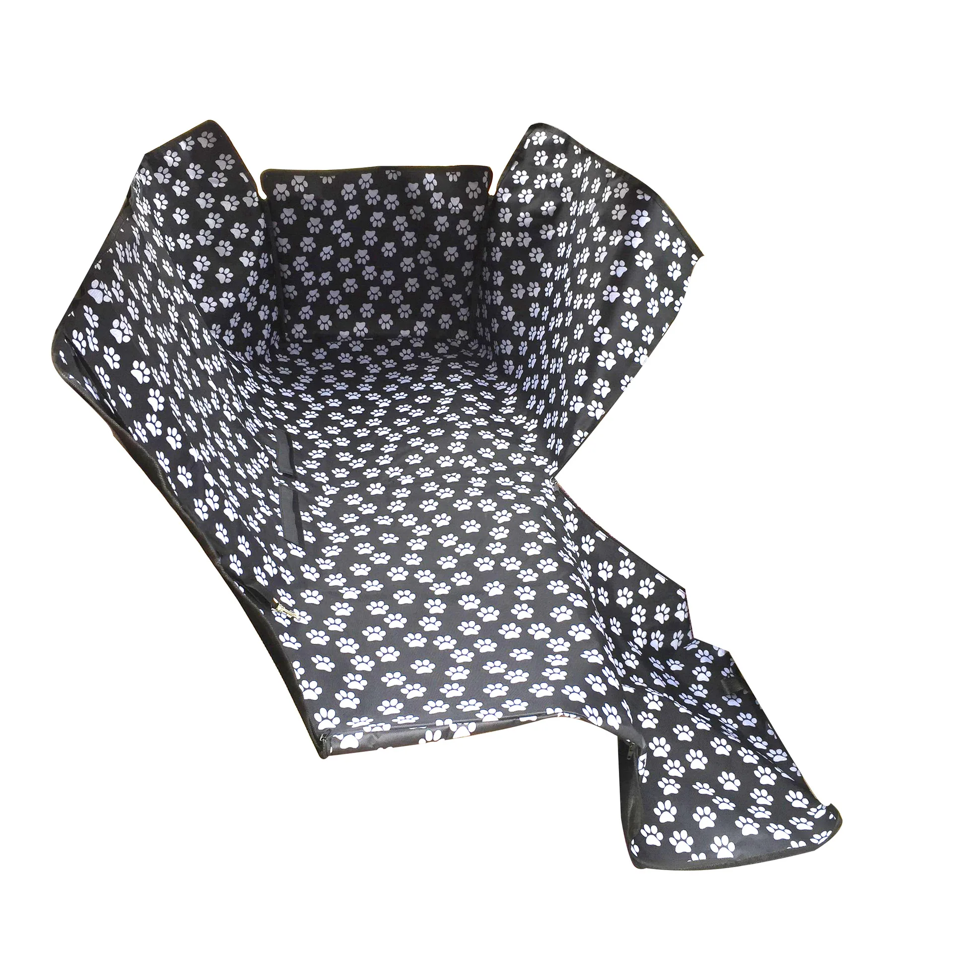 ?? Qqqpet 犬キャリア防水リアバックペット犬のカーシートカバーマットハンモックプロテクター安全ベルト