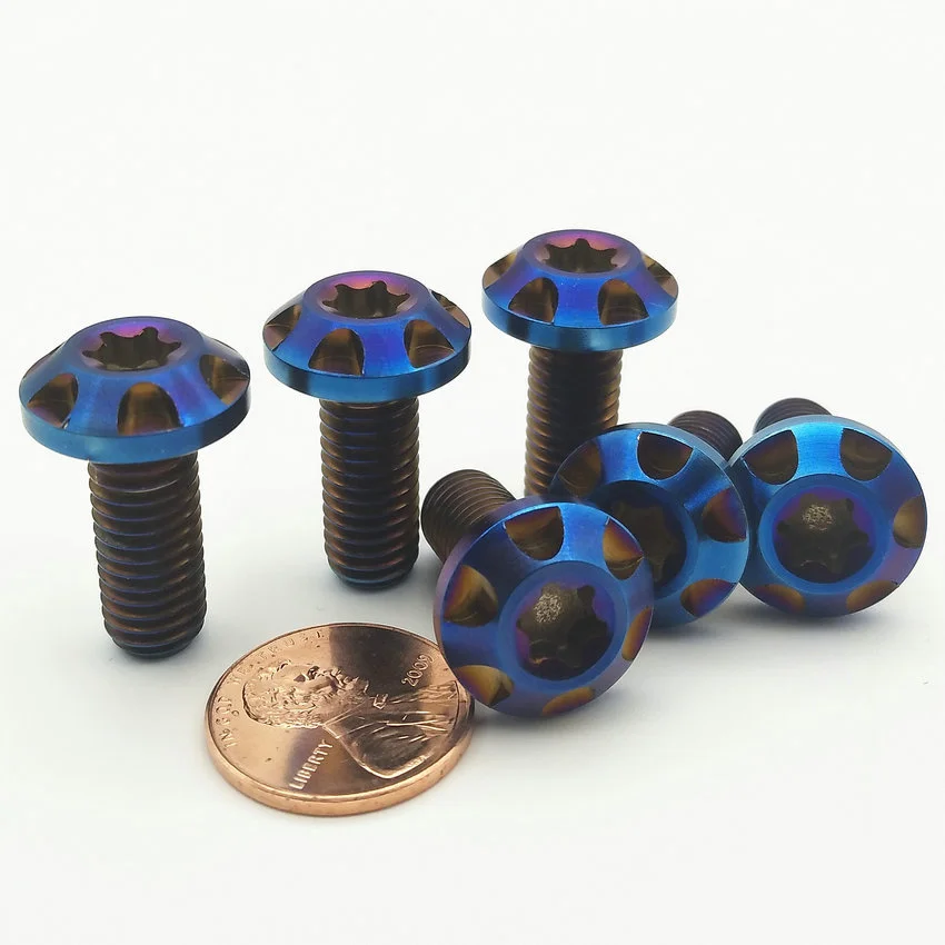 Титановый болт для мотоцикла дисковый тормоз модифицированный M8 x12/20 мм Ti болты