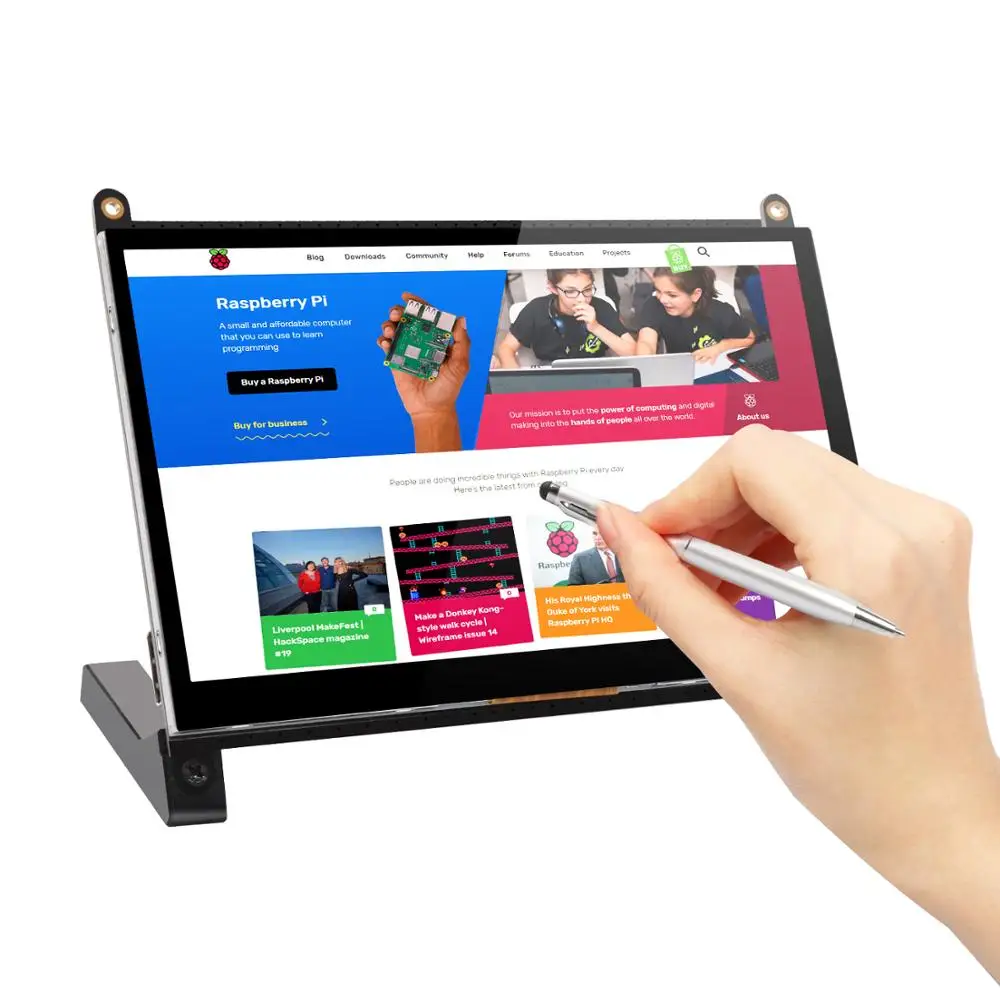 UPERFECT 7 дюймов HDMI ЖК-монитор компьютера 800*480 IPS емкостный сенсорный экран