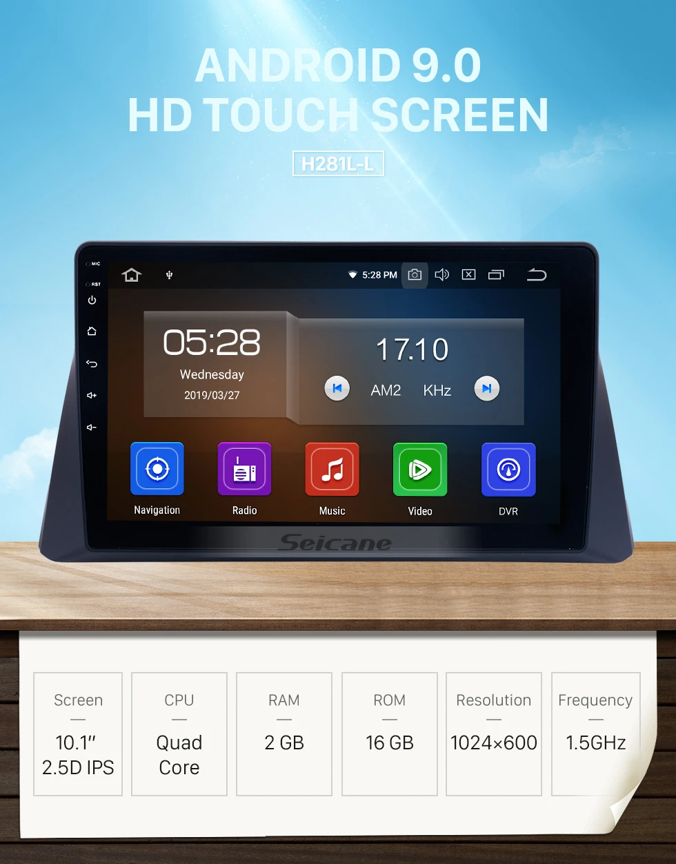 Seicane Android 9,0 10,1 дюймов HD сенсорный экран gps авто радио для 2008-2013 Honda Accord 8 автомобильный стерео Мультимедийный Плеер
