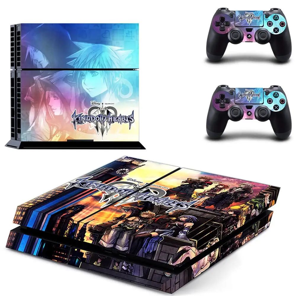 Виниловые стикеры Kingdom Hearts для PS4 s Play station 4 Skin PS Стикеры PlayStation скидки на консоль и