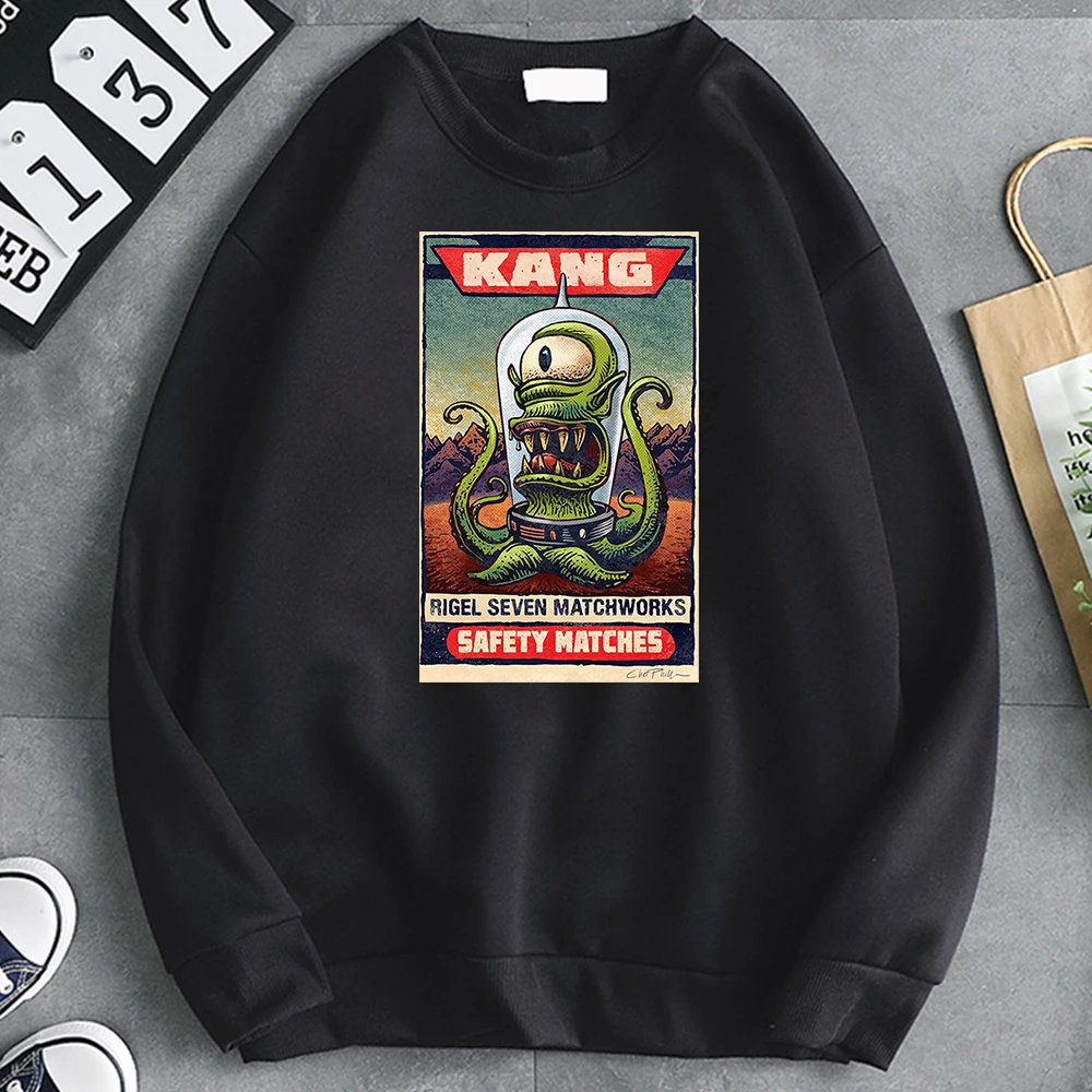 

Толстовка Kang Matchbox с художественным принтом, мужские толстовки, высококачественный Повседневный Свободный Мужской свитшот в стиле хип-хоп, ...