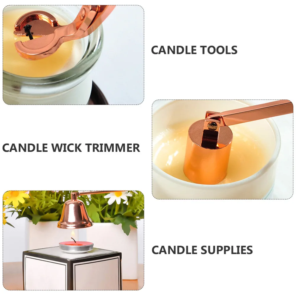 

1 Set 3pcs Candle Accessories Candle Tools Stainless Steel Candle Care Supplies
