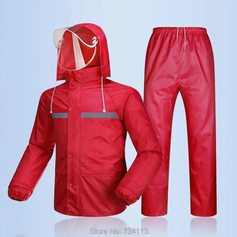 Водонепроницаемый плащ для мужчин и женщин брюки от дождя езды на велосипеде