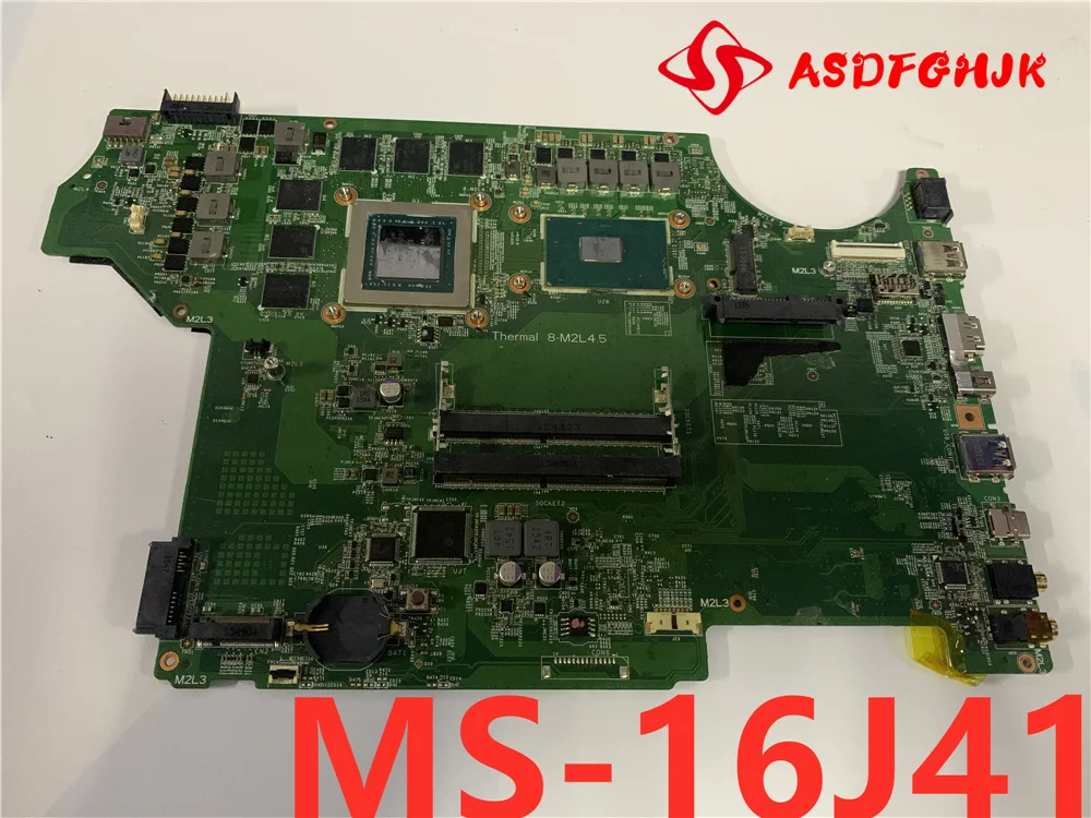 MS-16J41 REV 1 0 для материнской платы ноутбука MSI MS-16J4 GE62 с процессором I5-6300HQ и GTX970M GPU 100% -