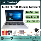 Новое поступление, планшетный ПК G12 11,6 дюйма, 1 ГБ DDR + 64 Гб Windows 10, Wi-Fi, Bluetooth, сенсорный экран 1366*768 IPS