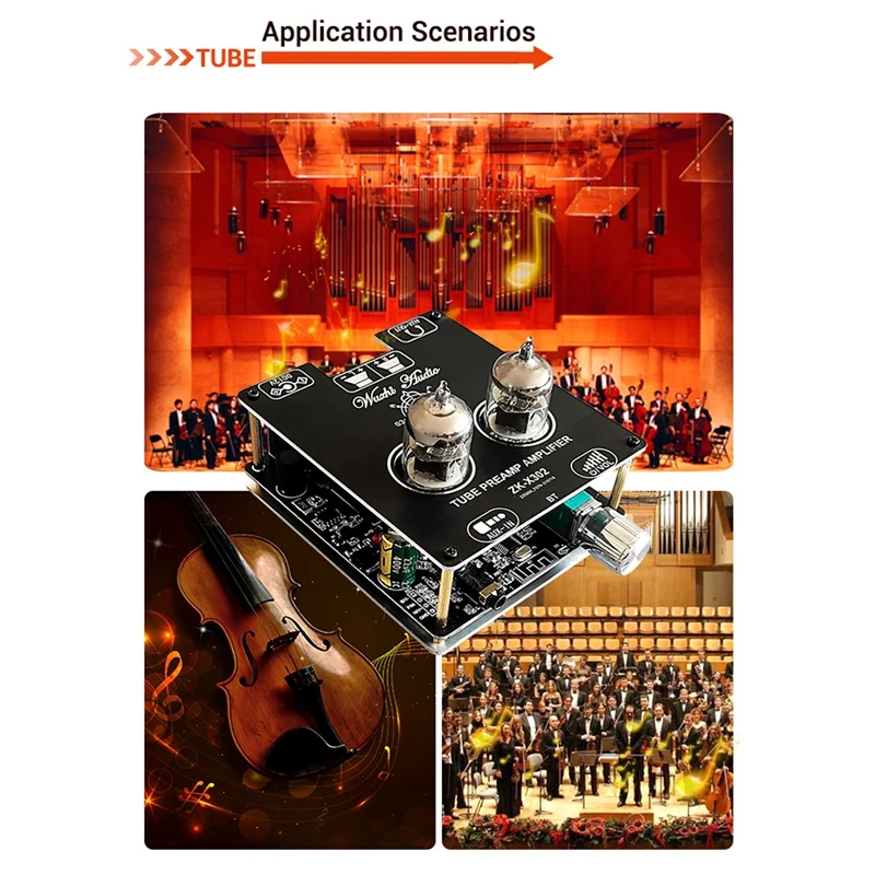 Ламповый модуль усилителя Bluetooth 5 0 трубка 6J1 Точное сопряжение ламповый |