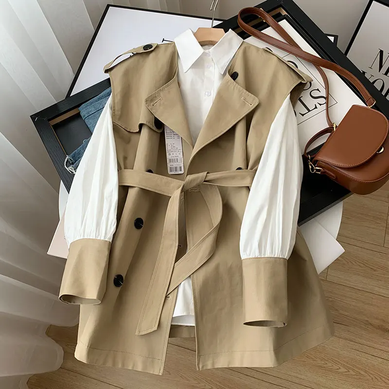

Korean Style Vest And Shirt 2 Piece Set Womens Tops And Blouses Two Piece Outfits Design Office Lady Blusa Feminina Shirts