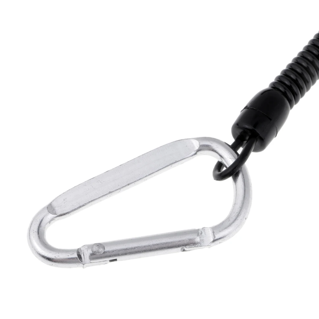 Plastic Retractable Spring Hanging Rope Anti-Lost Security Fishing Tool