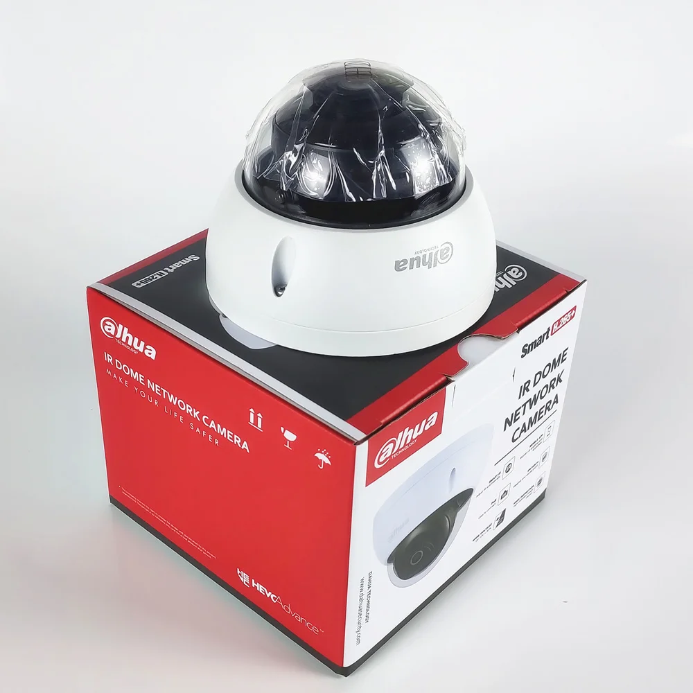 Оптовая продажа dahua оригинальная 4 МП телефон IP IR Full HD POE Мини купольная камера H265