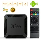 X96q iptv приставка Android 10 X96Q 2,4G Wifi Allwinner H313 четырехъядерный 1G 8G 2 Гб 16 Гб 1080P медиаплеер X96 Q 4K Смарт ТВ-приставка