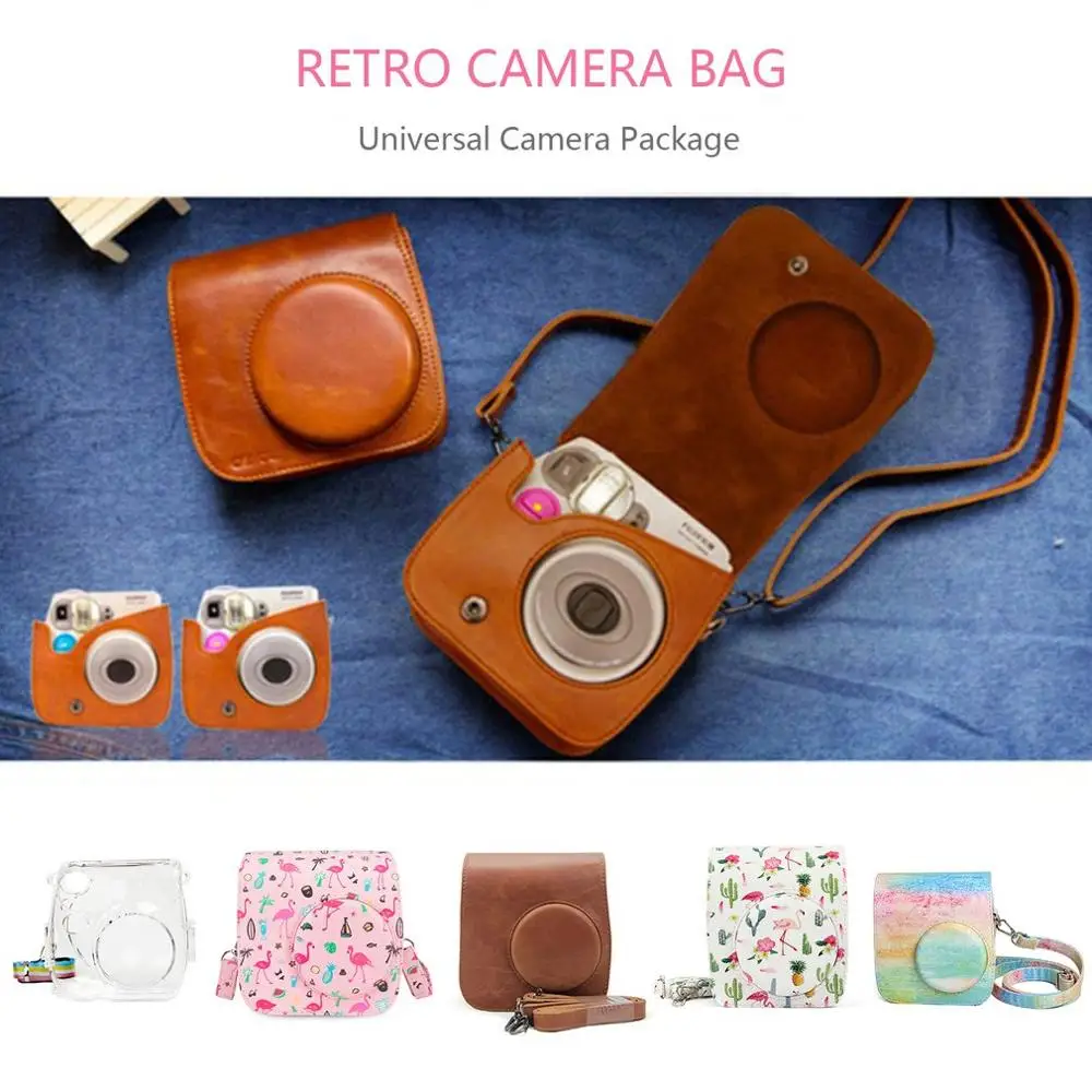 Чехол-сумка из искусственной кожи для камеры Instax Fujifilm Mini 7s 7c instant camera Polaroid