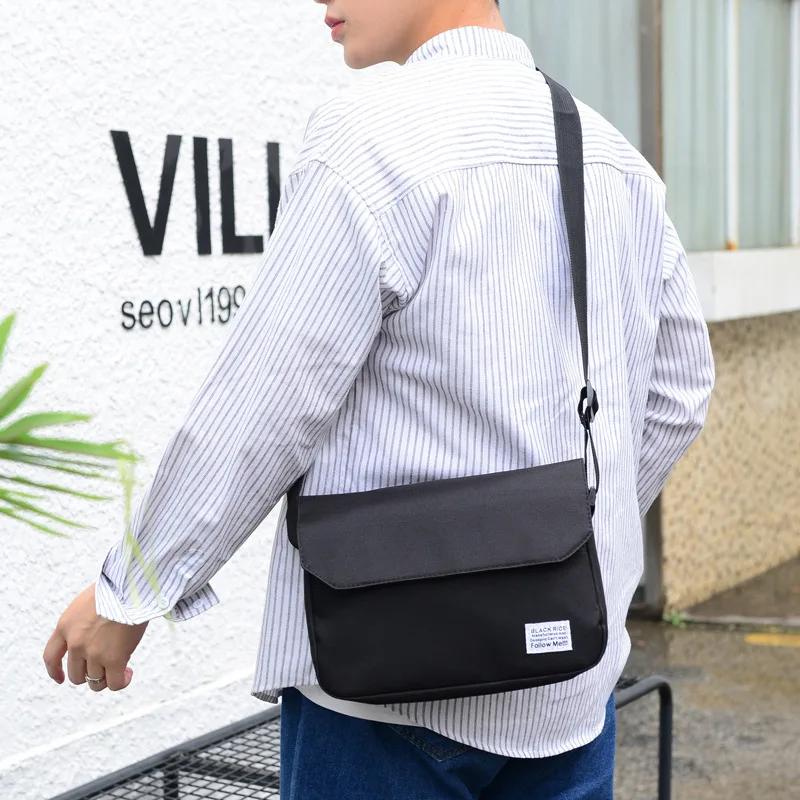 Мужская Холщовая Сумка через плечо для девушек повседневная универсальная