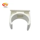 FINEWE 10 шт.пакет белый трубы пластиковые трубные хомуты 20253240 мм Слот для карты трубный ухват воды трубы фитинги разъем