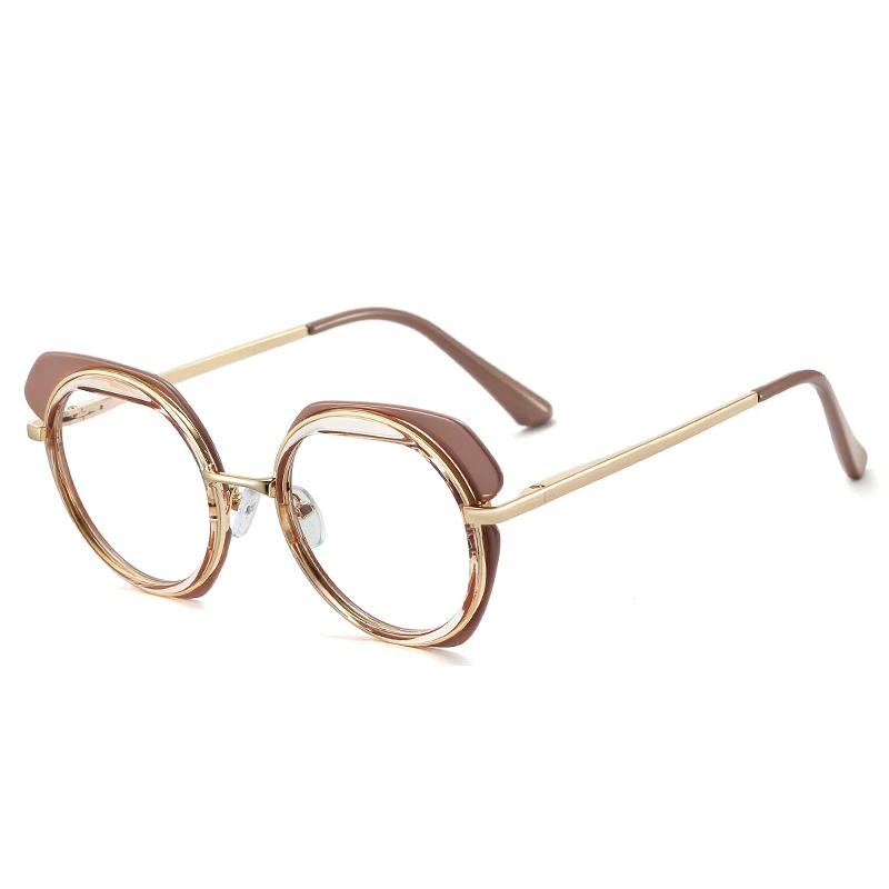 

New Arrive Women's Eyeglasses With Frame Anti-Blue Prescription Spectacle Can Be Equipped With Myopia Glasses TR90 Flat Lens