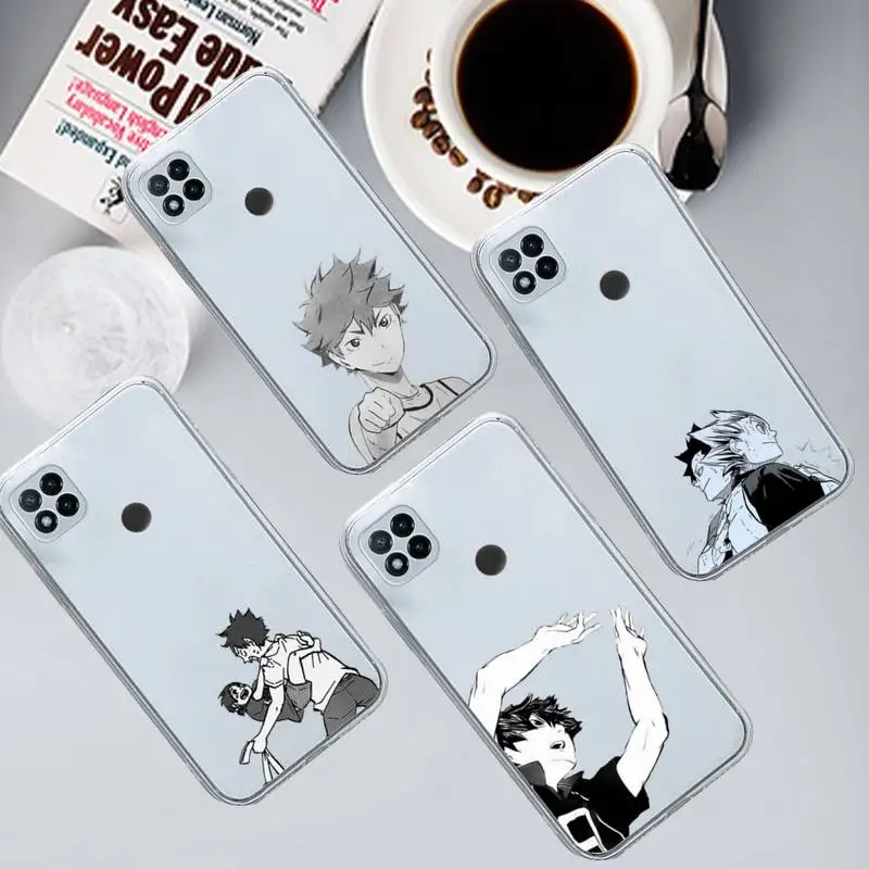 

Haikyuu volleyball anime Phone Case Transparent for Xiaomi redmi note 8 9 10 11 t lite pro ultra mix 4 k40