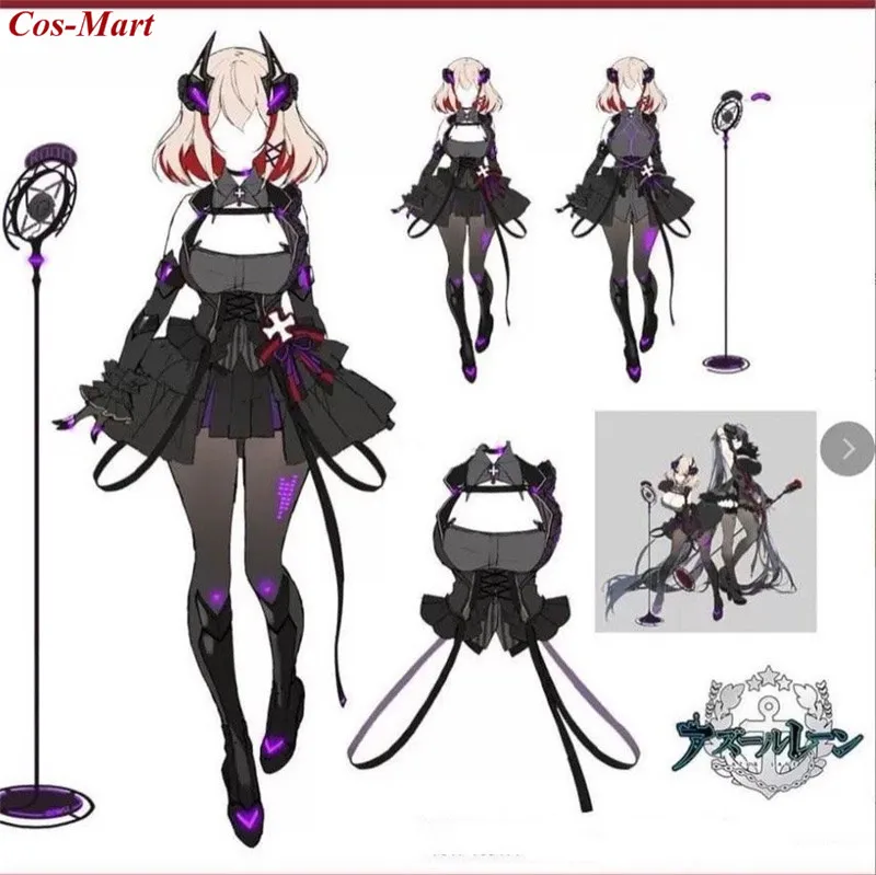 

Hot Game Azur Lane KMS Roon Cosplay Costume Soldier Uniform Idol Dress Female Halloween Party Role Play Clothing Custom-Make