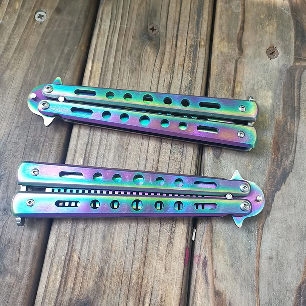 Резак бабочка из нержавеющей стали складной необработанный практичный