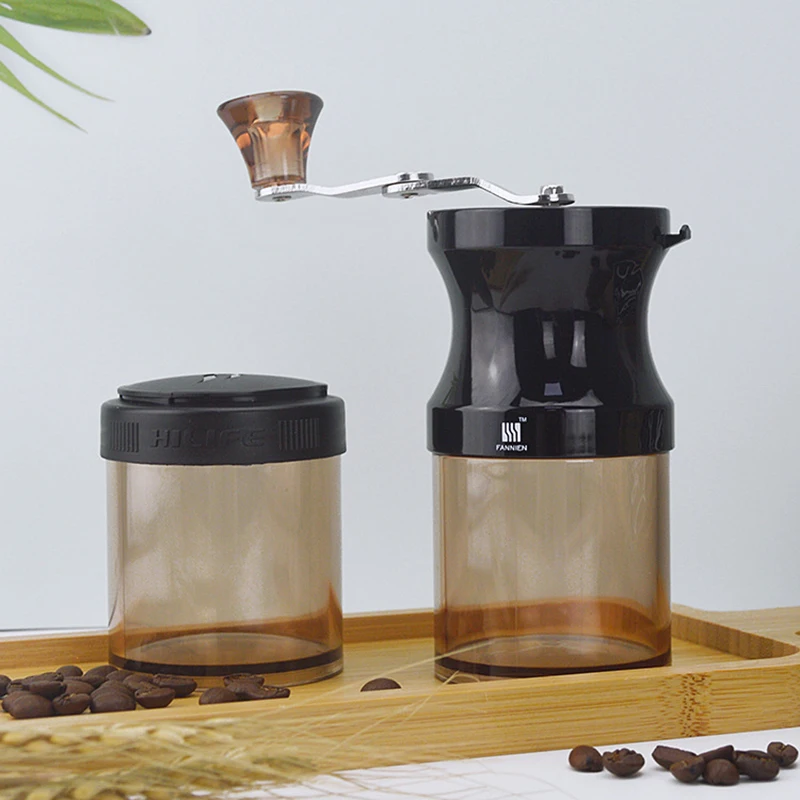 Ручная кофемолка бытовая маленькая мельница для кофе удобная мини ручная