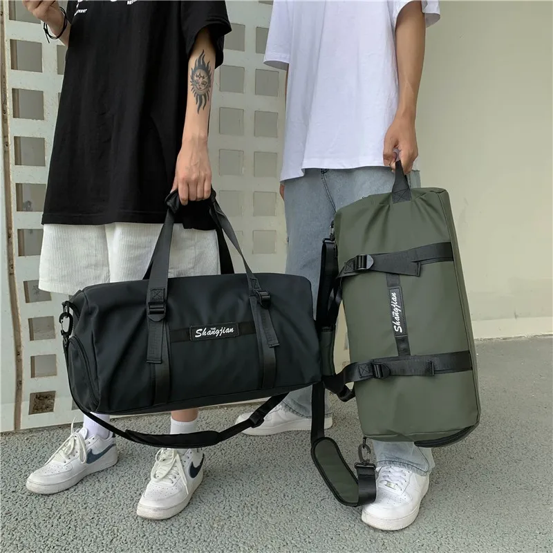 Fashion Men Travel Bag Waterproof Sports Bag Fitness Gym Handbags Large Capacity Shoulder Bag Crossbody Pack Sac De Voyage 2021